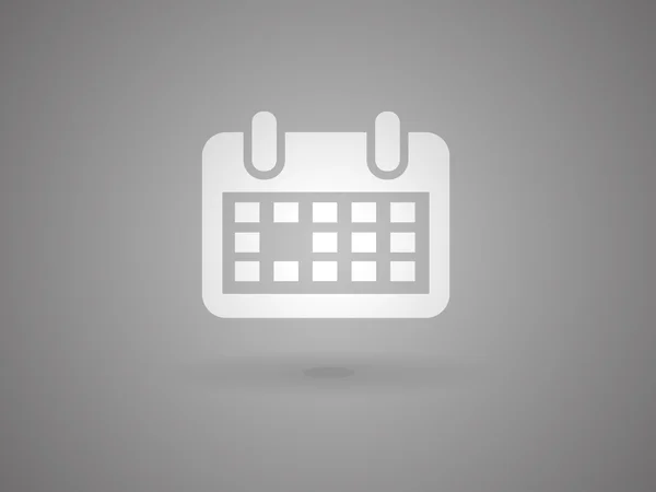 Icono plano del calendario — Vector de stock