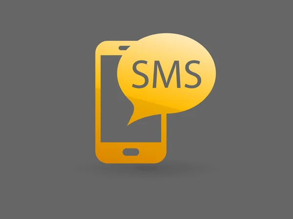 Sms-Symbol — Stockvektor