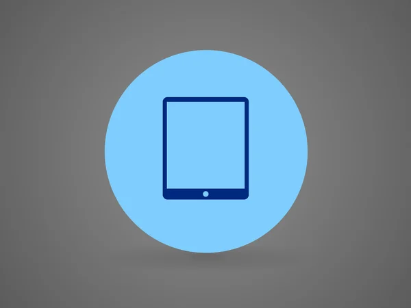 Icono plano de touchpad — Vector de stock