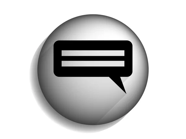 Icona della chat — Vettoriale Stock