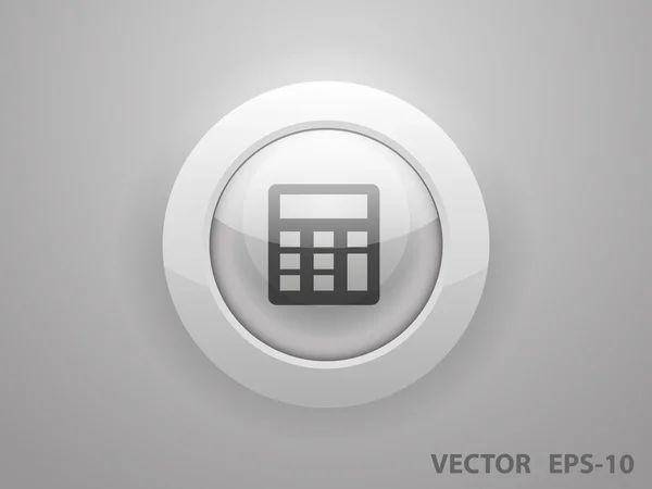 Ikona kalkulačka — Stockový vektor