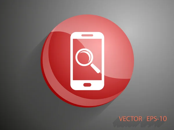 Ricerca mobile — Vettoriale Stock