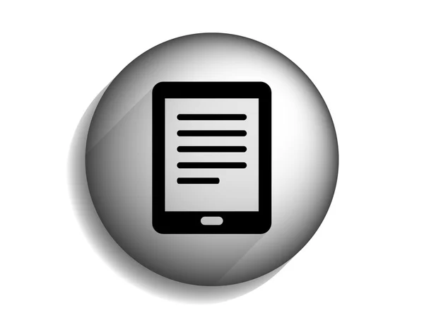 Platte pictogram van touchpad — Stockvector