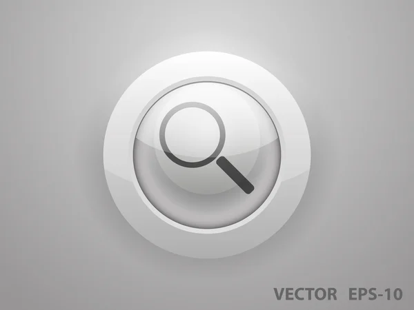 Flat ikonen för lupp — Stock vektor