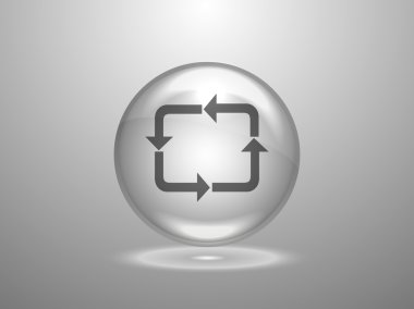 Döngüsel düz simgesi