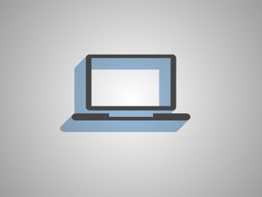 dizüstü düz simgesi