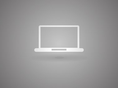 dizüstü düz simgesi