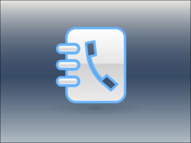 rehber kitap düz simgesi