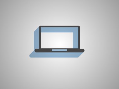 dizüstü düz simgesi