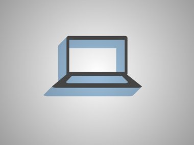 dizüstü düz simgesi