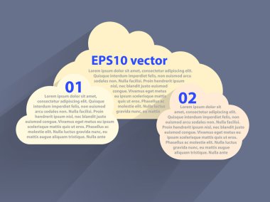 Mavi arkaplanda bulutlar