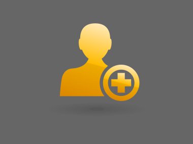 düz simgesi arkadaş ekle