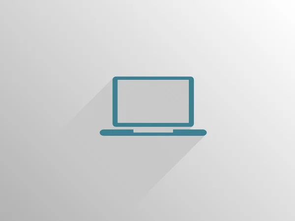 Icon of laptop — Stock Vector