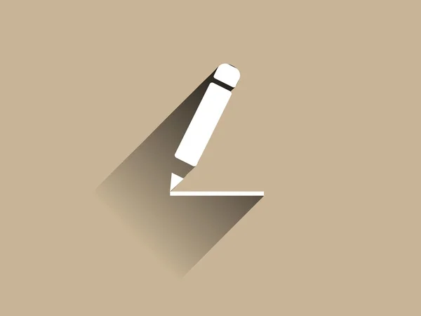 Icono plano de notas — Vector de stock