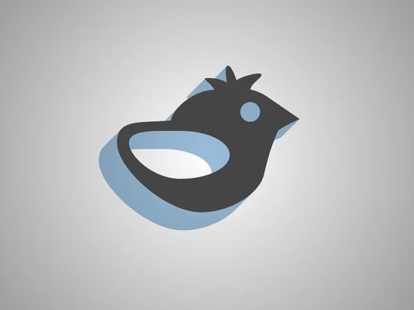 Icono de pájaro — Vector de stock