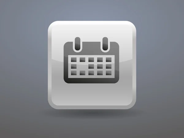 Icono plano del calendario — Vector de stock