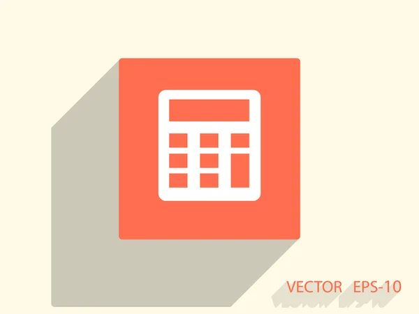 Pictogram van calculator — Stockvector