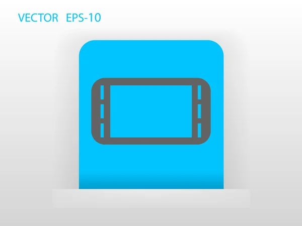 Ploché ikony gamepad — Stockový vektor