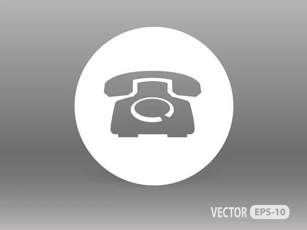 Flat icon of a phone — Stock Vector