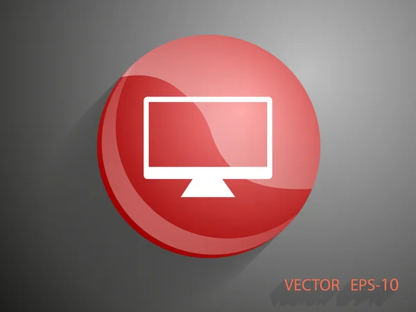 Icono del monitor — Vector de stock