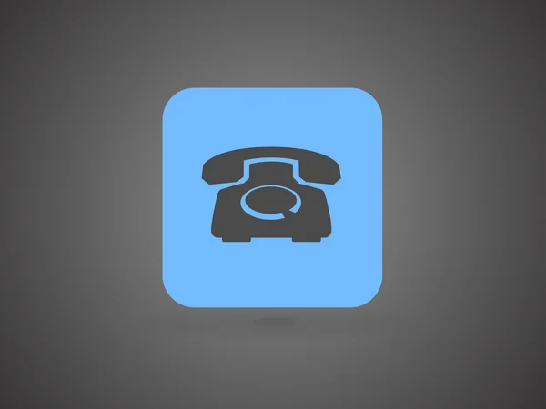 Płaski ikona telefonu — Wektor stockowy