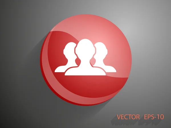 Teamarbejdets ikon – Stock-vektor