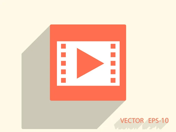 Ícone de vídeo — Vetor de Stock
