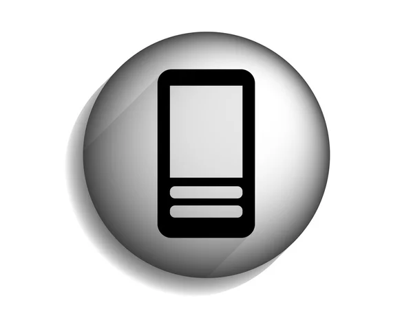 Cep telefonu düz simgesi — Stok Vektör