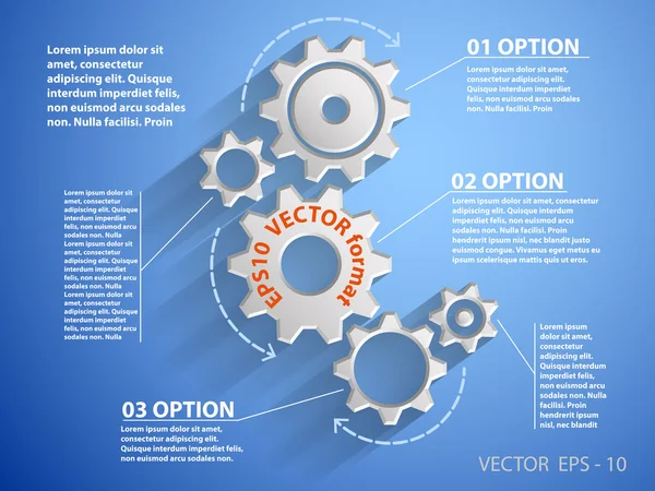 Concepto de plantilla infográfica — Vector de stock