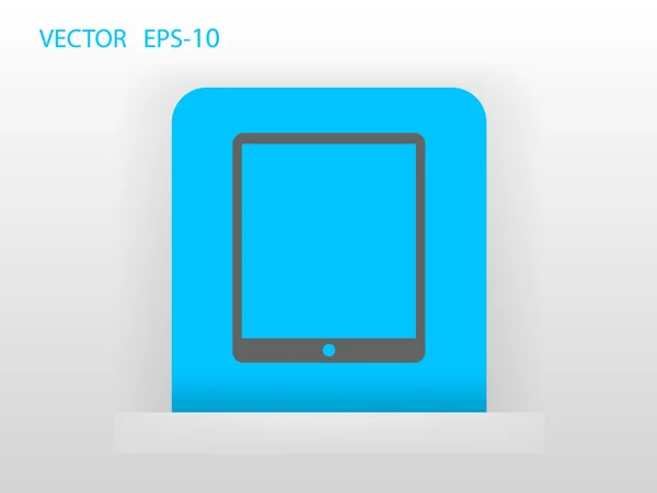 Flat icon of touchpad — Stock Vector