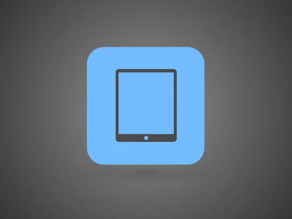 Ícone plano do touchpad — Vetor de Stock