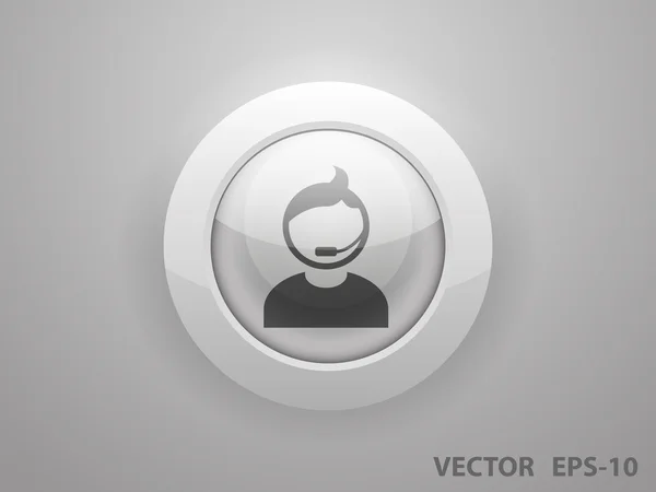Flat ikonen stöd — Stock vektor