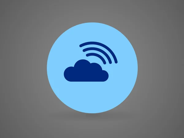 Icono de nube — Vector de stock