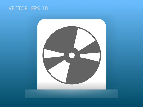 Icono del disco DVD — Vector de stock