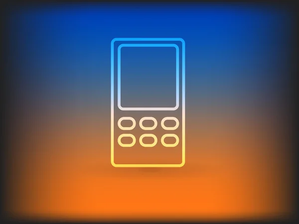 Icono de teléfono celular — Vector de stock