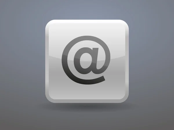 Icono plano de correo electrónico — Vector de stock