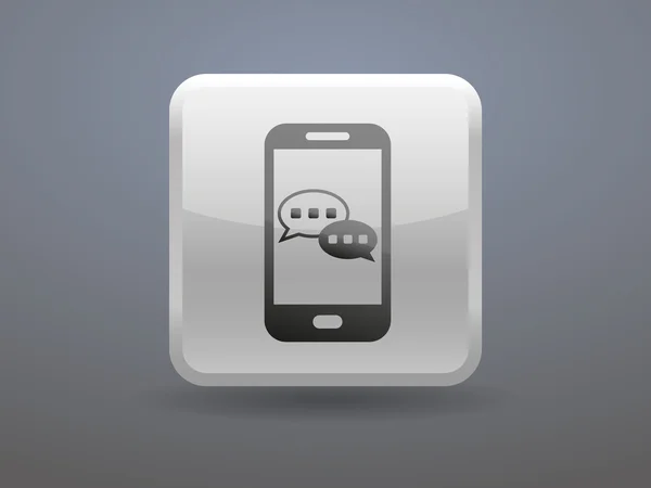 Handy-Chat-Symbol — Stockvektor