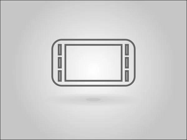 Icono plano de gamepad — Vector de stock