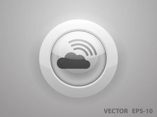 Icon of cloud — Stock Vector