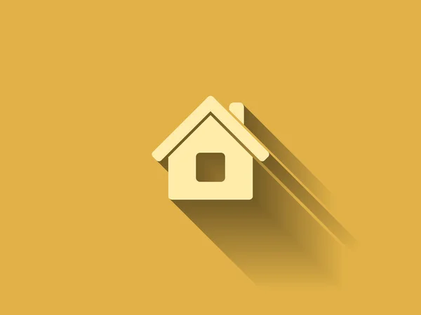 Plochý Ikona domova — Stockový vektor