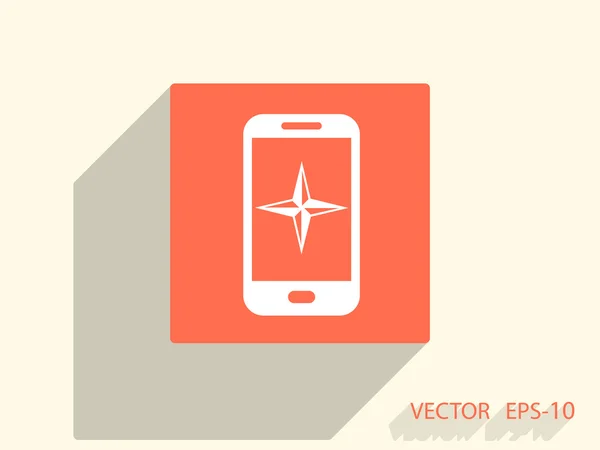 Ikona smartphone — Stockový vektor