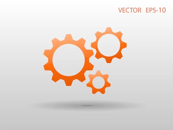 Ícone engrenagens —  Vetores de Stock