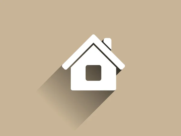 Flat icon of home — Stock Vector