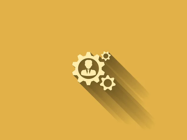 Icono de trabajo en equipo — Vector de stock