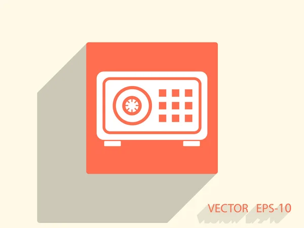 Icono de caja fuerte — Vector de stock