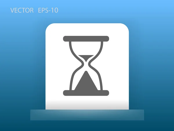 Icon of hourglass — Stock Vector