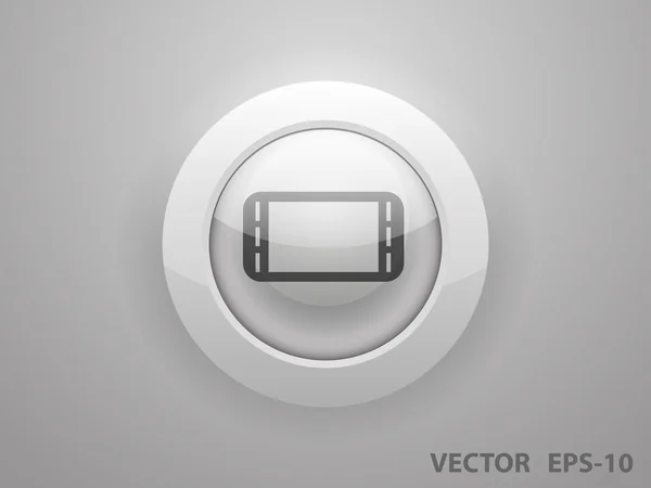 Flat ikonen för gamepad — Stock vektor