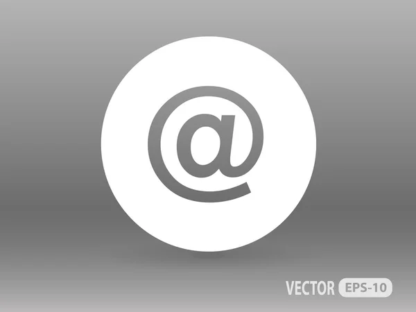 Icono plano de correo electrónico — Vector de stock