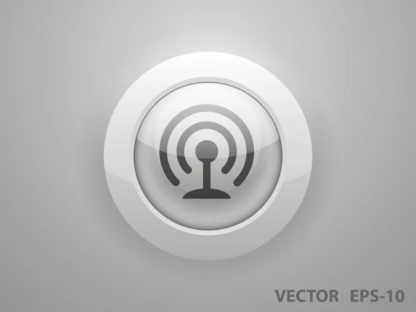 Vlakke pictogram van wifi — Stockvector