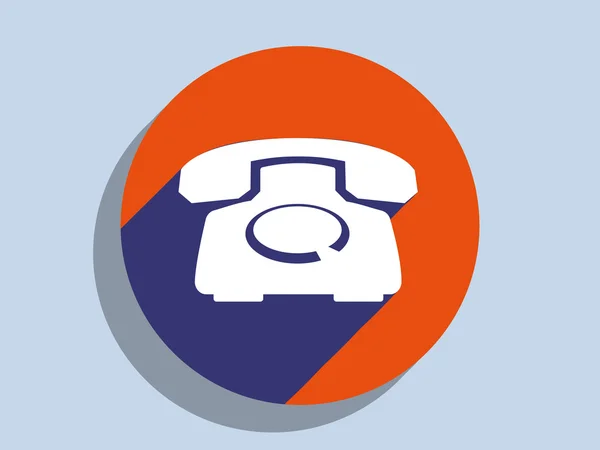 Icona di un telefono . — Vettoriale Stock